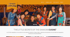 Desktop Screenshot of oaxacancuisine.com