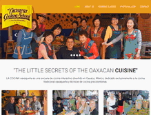 Tablet Screenshot of oaxacancuisine.com